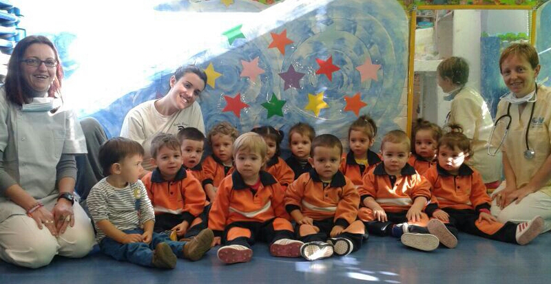 ¡¡Esta mañana con enfermera en la Escuela!!