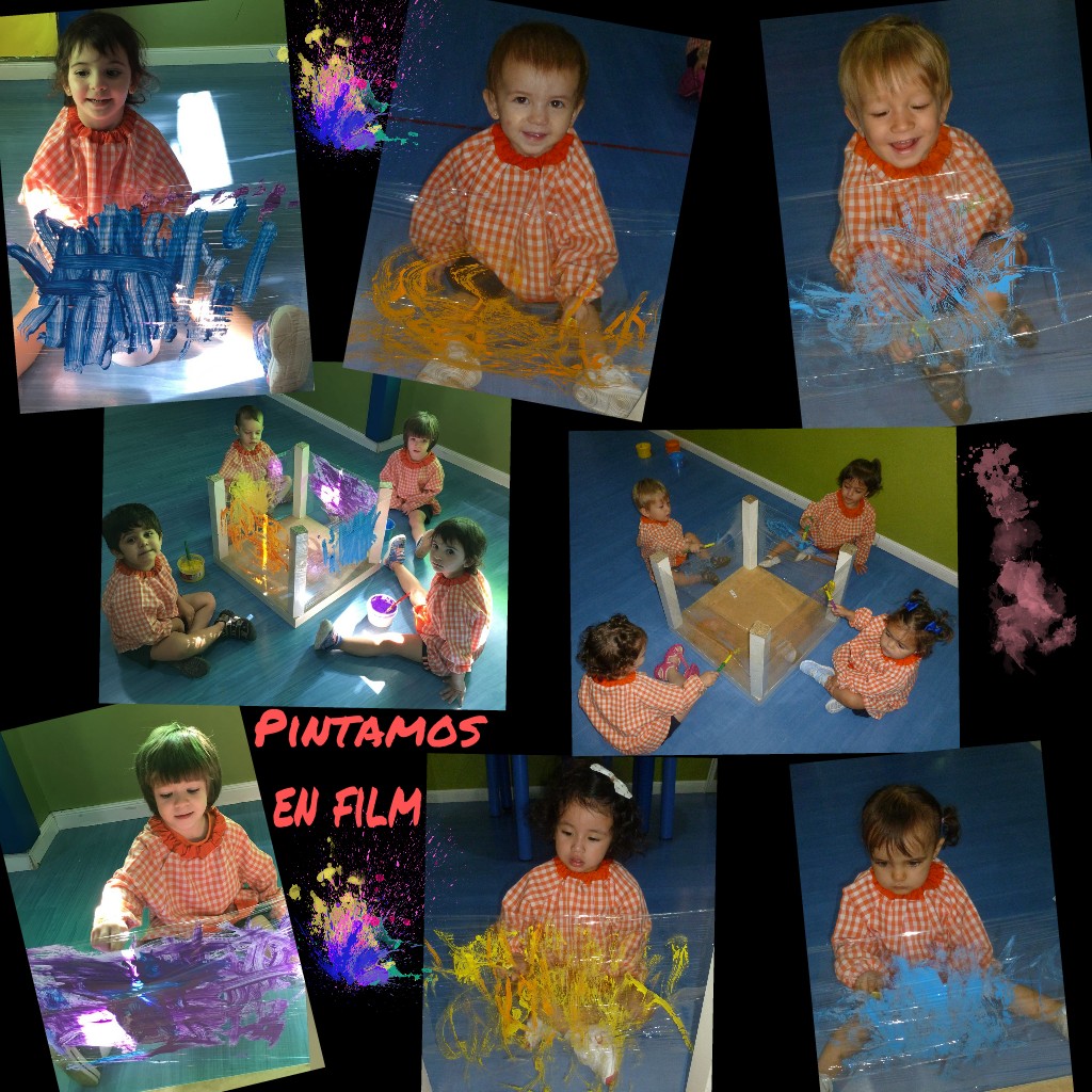 Pintamos en papel film