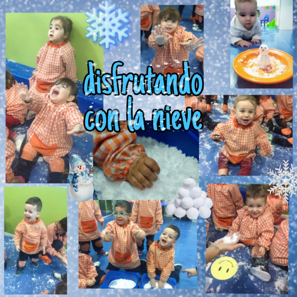 Jugamos con la nieve